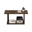 Furinno BASIC Home Living Coffee Table in Amber Pine/Black
