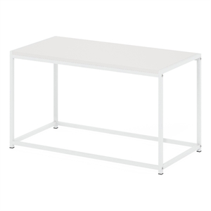 Furinno CAMNUS Modern Living Coffee Table in Solid White/White