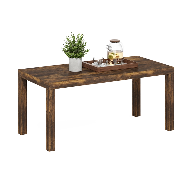 Furinno CLASSIC Simple Coffee Table for Living Room in Amber Pine