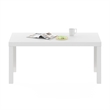 Furinno CLASSIC Simple Coffee Table for Living Room in White