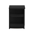 Furinno CAMNUS Modern Living End Table in Americano/Black
