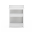 Furinno CAMNUS Modern Living End Table in Solid White/White