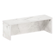 Furinno Helena 18-Inch Kitchen Counter Stackable Organizer Shelf in Marble White