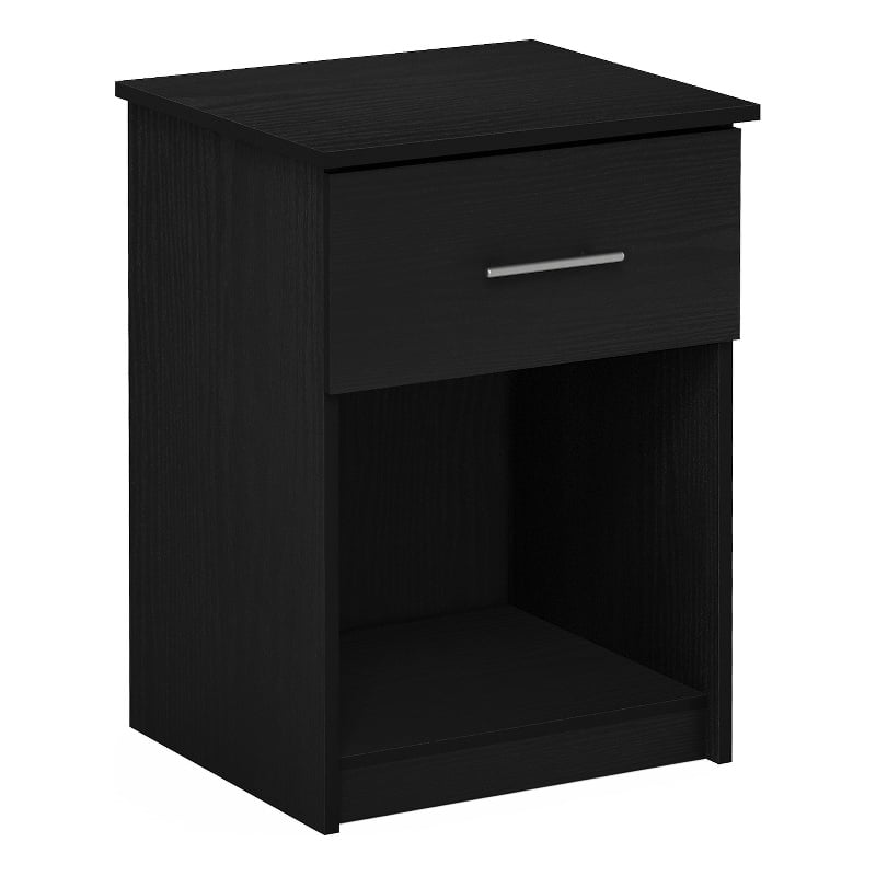 Furinno Tidur Nightstand with Handle with One Drawer in Americano