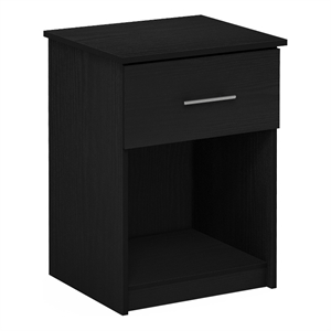 Furinno Tidur Nightstand with Handle with One Drawer in Americano