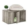Furinno PELI Litter Box Enclosure in French Oak Grey