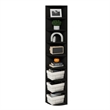 Furinno ECON 8-Tier Corner Shelf Bookcase in Bookshelf in Espresso
