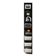 Furinno ECON 8-Tier Corner Shelf Bookcase in Bookshelf in Espresso