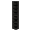 Furinno ECON 8-Tier Corner Shelf Bookcase in Bookshelf in Espresso