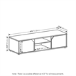 Furinno CLASSIC TV Stand for TV up to 55 Inch in Espresso