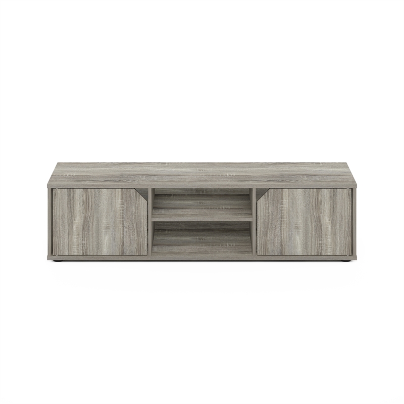 Furinno CLASSIC TV Stand for TV up to 55 Inch in French Oak