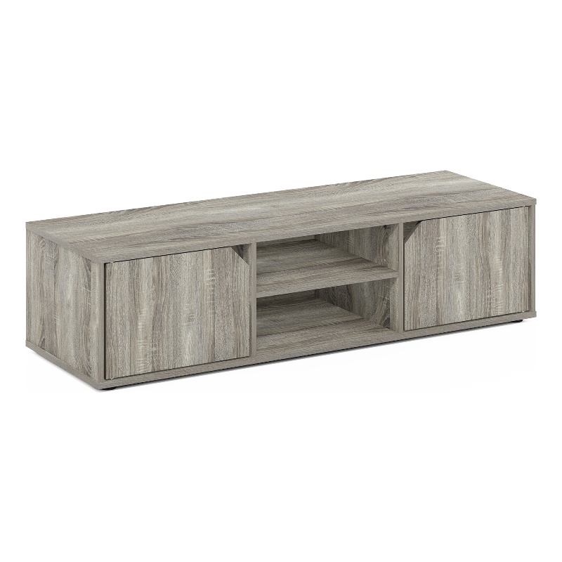 Furinno CLASSIC TV Stand for TV up to 55 Inch in French Oak
