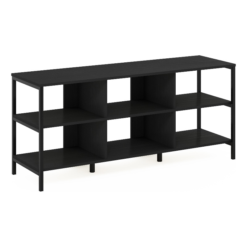 Furinno CAMNUS Modern Living TV Stand for TVs up to 60 Inch in Americano/Black