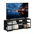 Furinno CAMNUS Modern Living TV Stand for TVs up to 65 Inch in Americano/Black