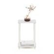 Furinno SIMPLISTIC End Table in Small in White/White