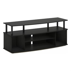 Furinno JAYA Large Entertainment Center Hold up to 55-IN TV in Blackwood