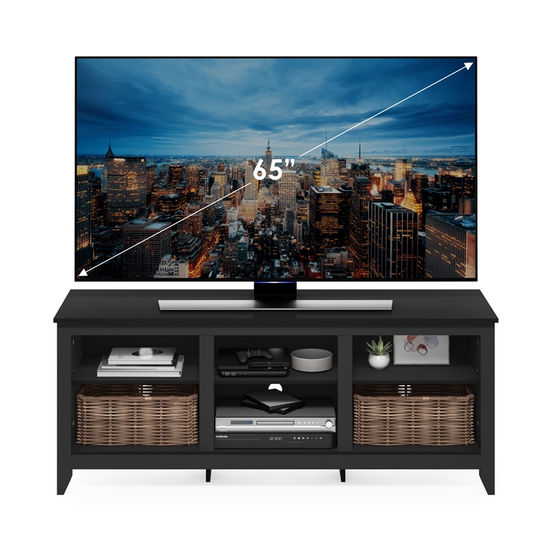 Furinno JENSEN TV Entertainment Center for TV up to 65 Inch in Americano