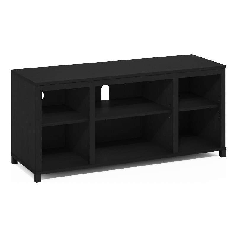 Furinno CLASSIC TV Stand with Shelves for TV up to 55 Inch in Americano