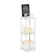 Furinno TURN-N-TUBE Haydn End Table in White/White in Set of 2