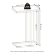 Furinno CAMNUS Modern Living Sofa Side Table in Americano in Set of 2
