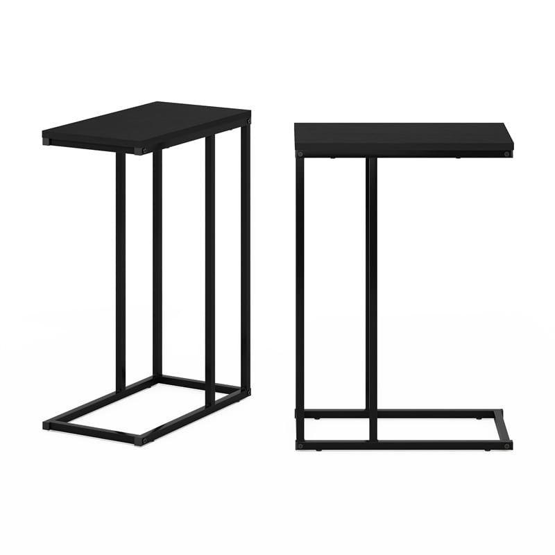 Furinno CAMNUS Modern Living Sofa Side Table in Americano in Set of 2