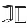 Furinno CAMNUS Modern Living Sofa Side Table in Americano in Set of 2