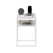 Furinno MORETTI Modern Lifestyle Stackable Shelf in 2-Tier in Solid White/White