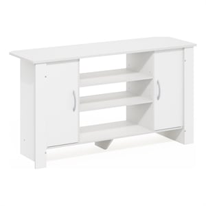 Furinno ECON TV Stand Entertainment Center in White