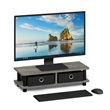 Furinno TURN-N-TUBE Monitor Stand in French Oak/Black
