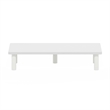 Furinno TURN-N-TUBE Monitor Riser Stand in White/White