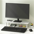 Furinno TURN-N-TUBE Monitor Riser Stand in White/White