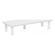 Furinno TURN-N-TUBE Monitor Riser Stand in White/White