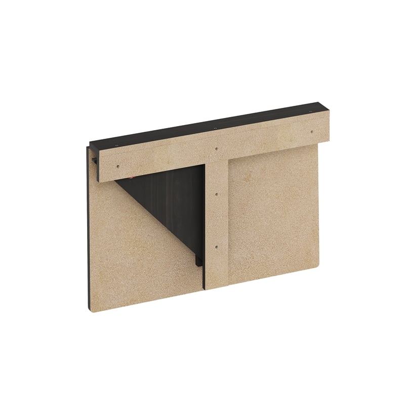 Furinno HERMITE Wall Mounting Folding Table in Espresso
