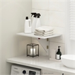 Furinno HERMITE Wall Mounting Folding Table in White
