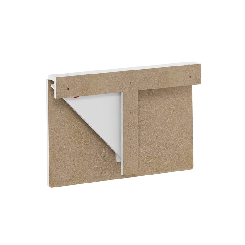 Furinno HERMITE Wall Mounting Folding Table in White
