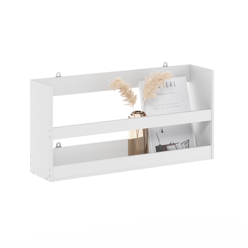 Furinno HERMITE Multipurpose Wall Mounting Storage Shelf in White