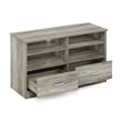 Furinno JENSEN TV Stand with Drawer in French Oak