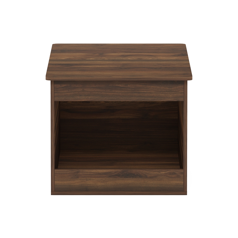 Furinno PELI Top Opening Litter Box Enclosure in Columbia Walnut