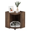 Furinno PELI Litter Box Enclosure in Columbia Walnut