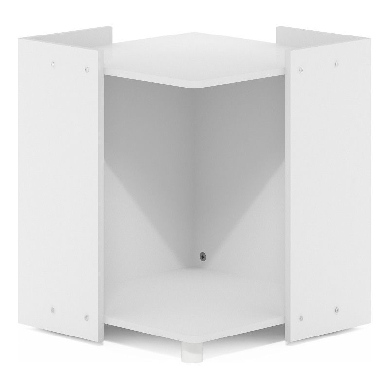 Furinno PELI Litter Box Enclosure in Solid White