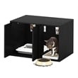 Furinno PELI Small Litter Box Enclosure in Americano