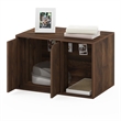 Furinno PELI Small Litter Box Enclosure in Columbia Walnut
