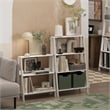 Furinno Ladder Bookcase Display Shelf in 3-Tier in White