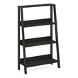 Furinno Ladder Bookcase Display Shelf in 4-Tier in Espresso