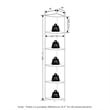 Furinno ECON 5-Tier Corner Shelf Bookcase in Bookshelf in Espresso