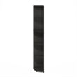 Furinno ECON 5-Tier Corner Shelf Bookcase in Bookshelf in Espresso