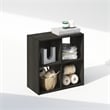 Furinno PELLI CUBIC Storage Cabinet in Bookcase in Bookshelf in 4-Cube Espresso