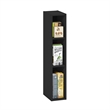 Furinno FULDA 3-Tier  Storage Shelf Bookcase in 6-Inch Width in Blackwood