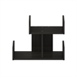 Furinno HERMITE Wooden Desktop Bookshelf Storage Organizer for Home and Espresso
