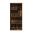 Furinno DALY 7-Cube Irregular Cubes Bookcase in Bookshelf in Storage Amber Pine